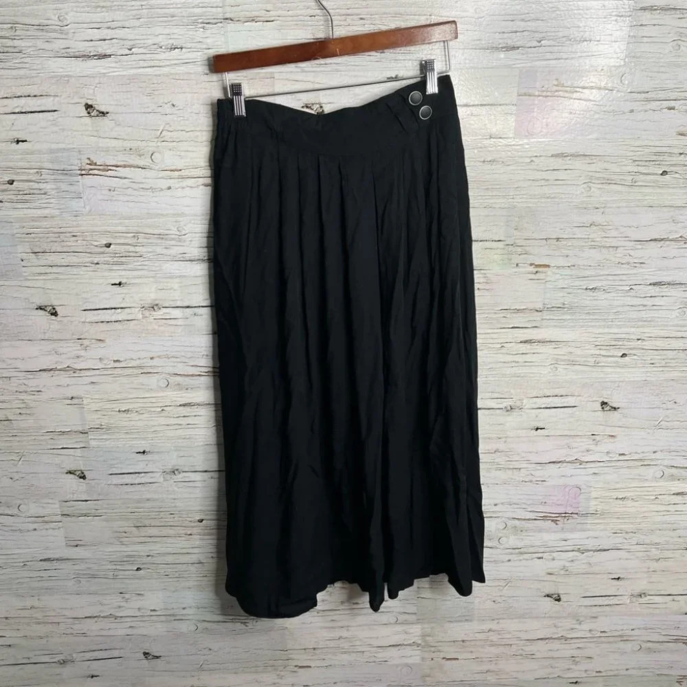 Steilmann black midi skirt size 8  (38)